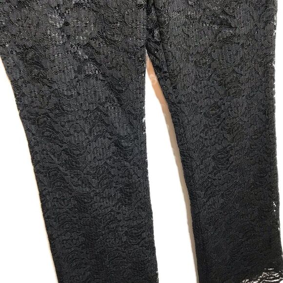 Valerie Separates Black Lace Pants, Size 4 - Picture 6 of 8